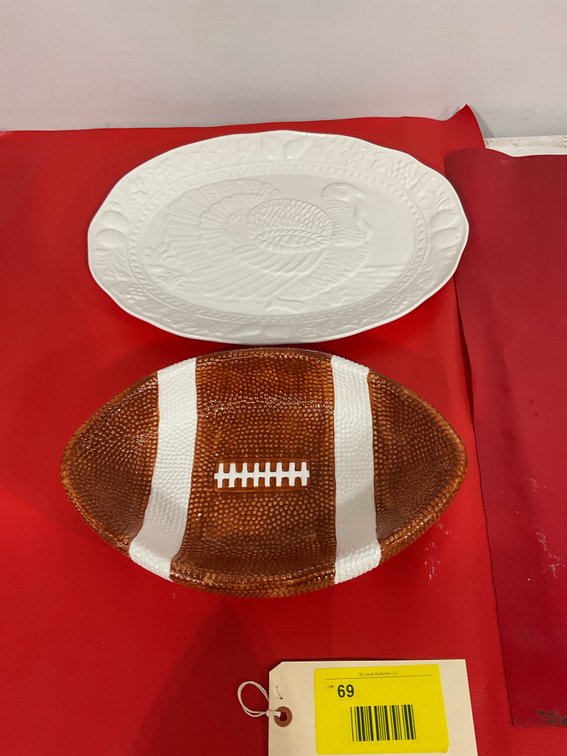 Turkey platter/football