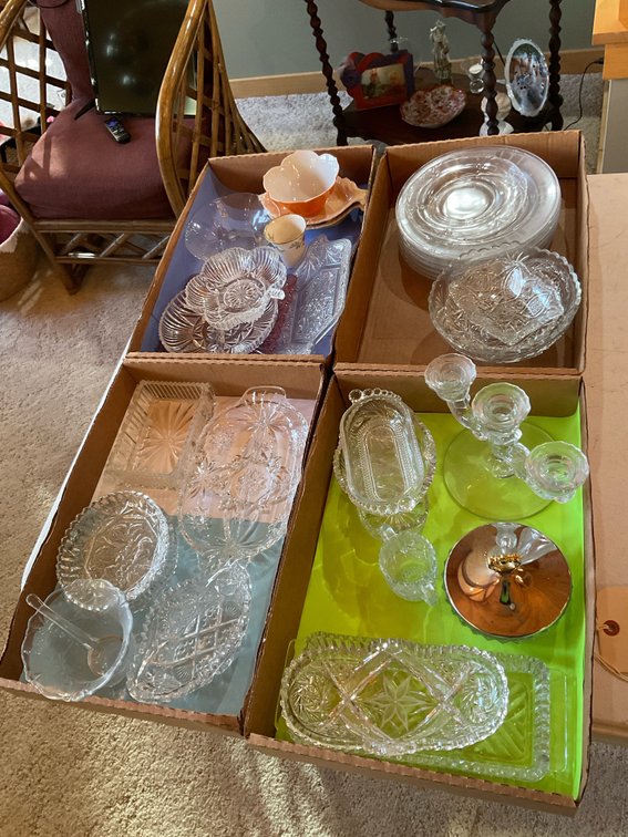 Miscellaneous cut glass/China