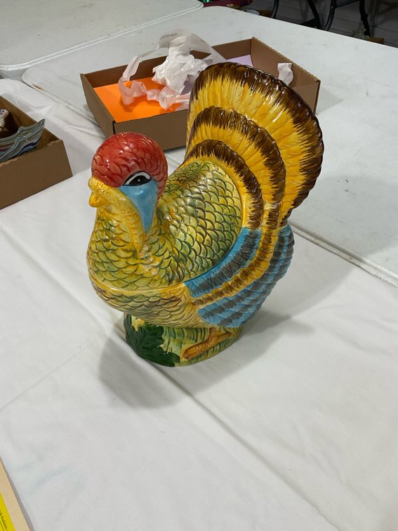 Turkey cookie jar