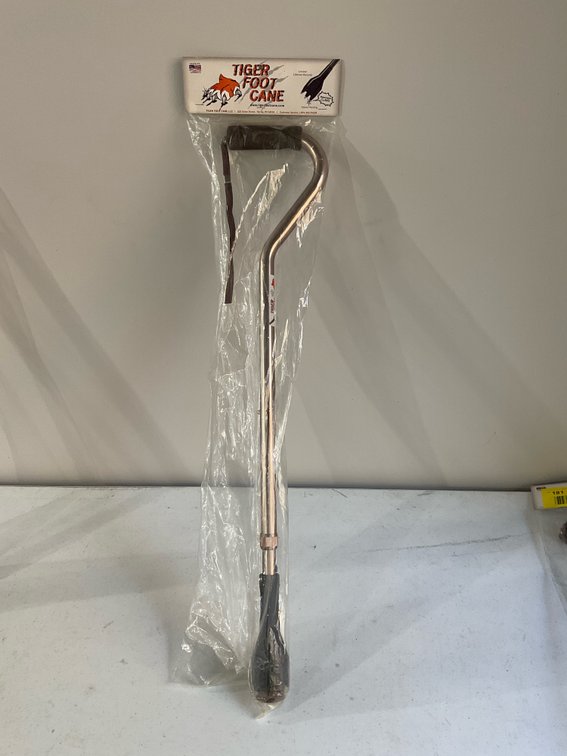Brand new tiger foot cane