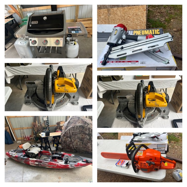 Image for Tomahawk, WI ** JD Backhoe, Zero Turn Mower, Tools, Guns, Trailer, Sporting Goods