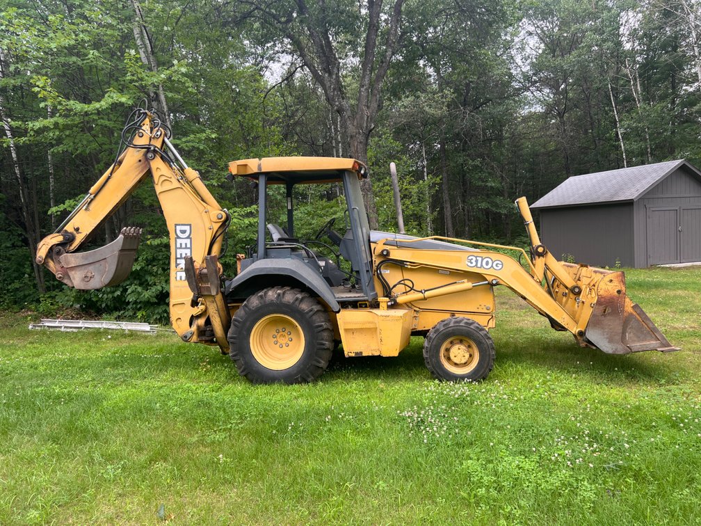 Image for Tomahawk, WI ** JD Backhoe, Zero Turn Mower, Tools, Guns, Trailer, Sporting Goods