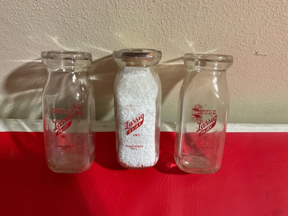 Lassig milk bottles
