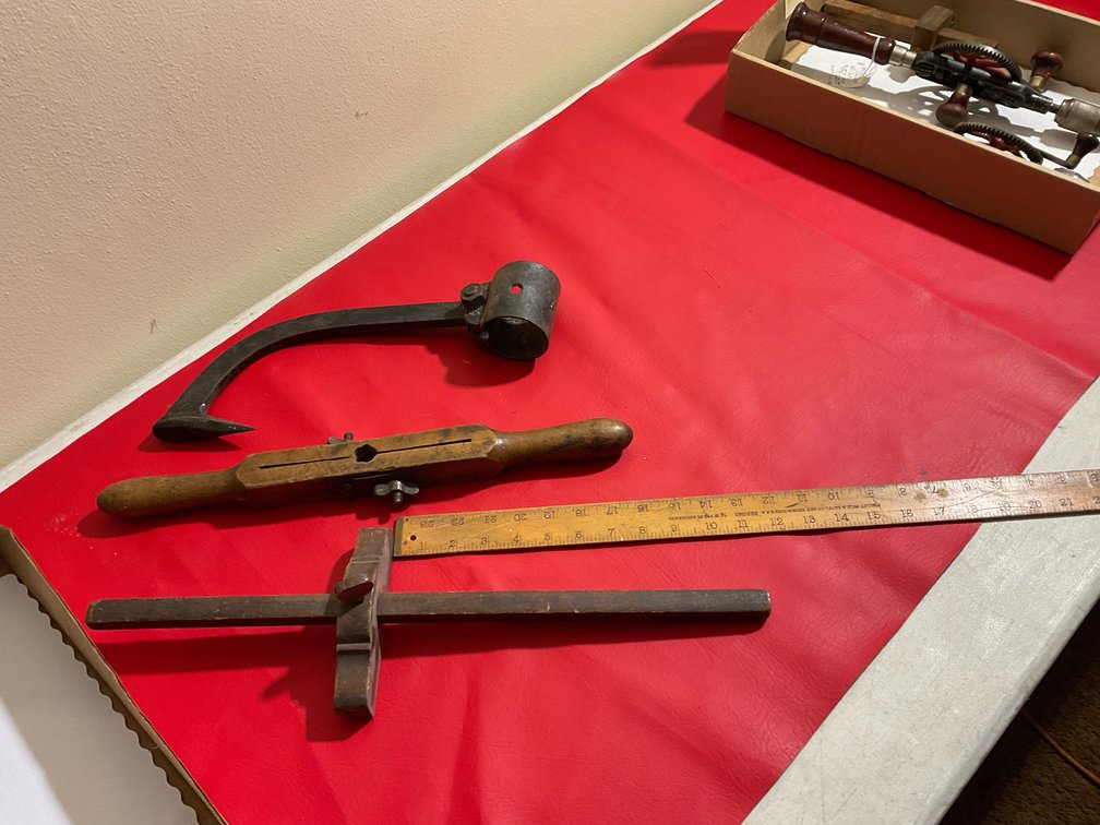 Miscellaneous antique tools