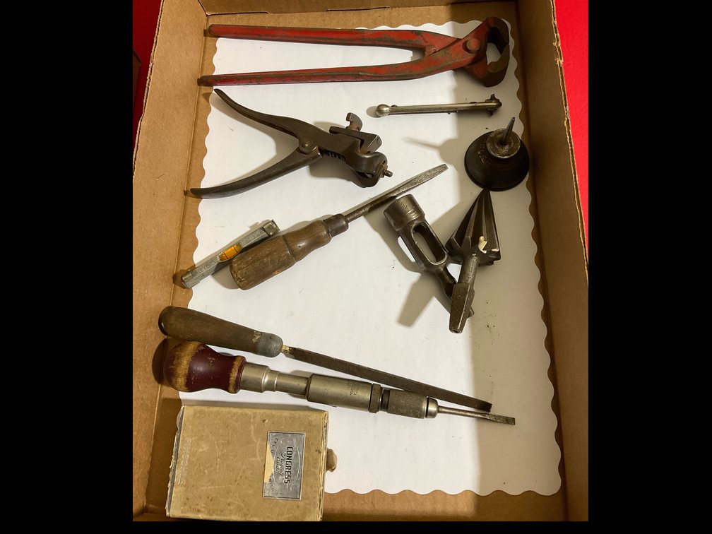 Miscellaneous antique tools