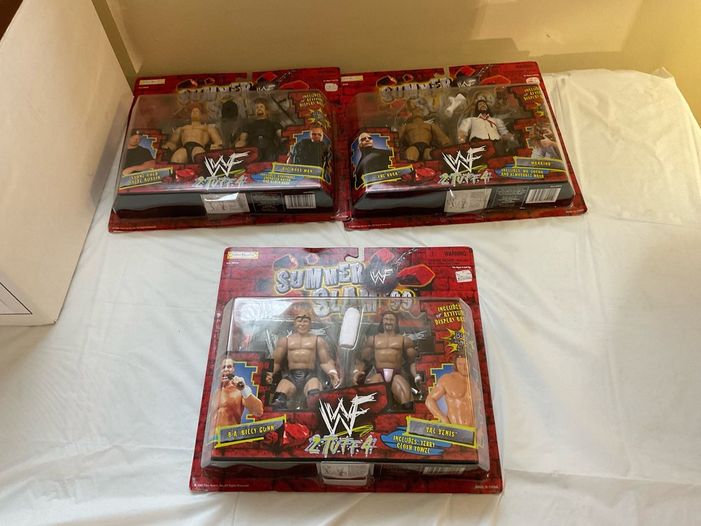 Summer Slam wrestling figurines