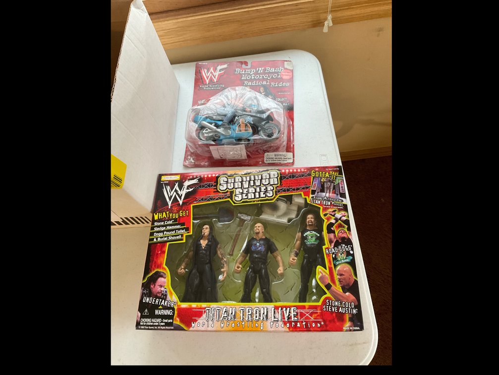 WWF wrestling figurines