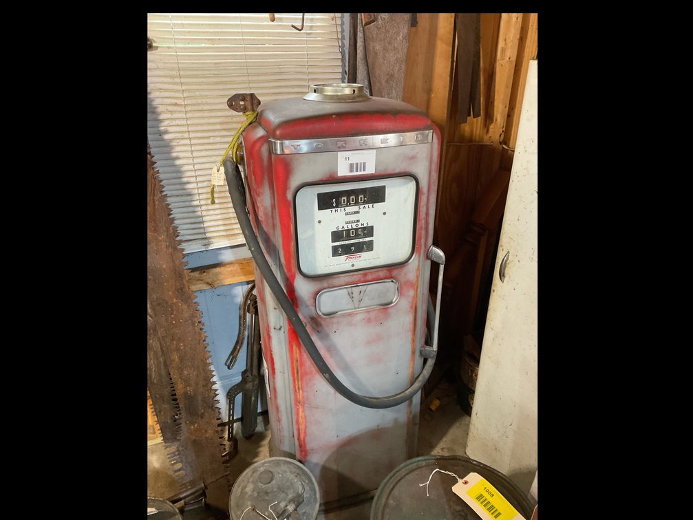 Tokheim antique gas pump