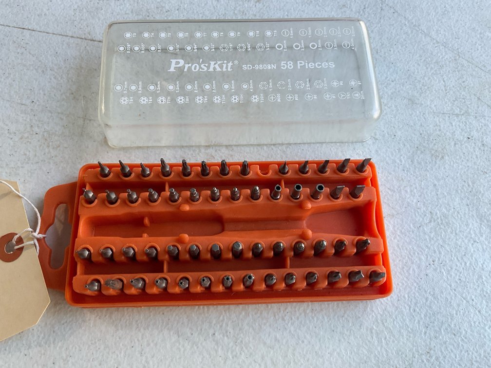 Pro's Kit precision bits 57 pieces