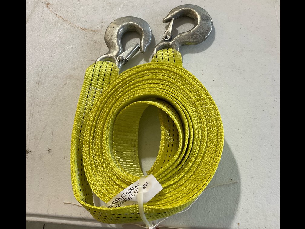 Heavy duty tow strap