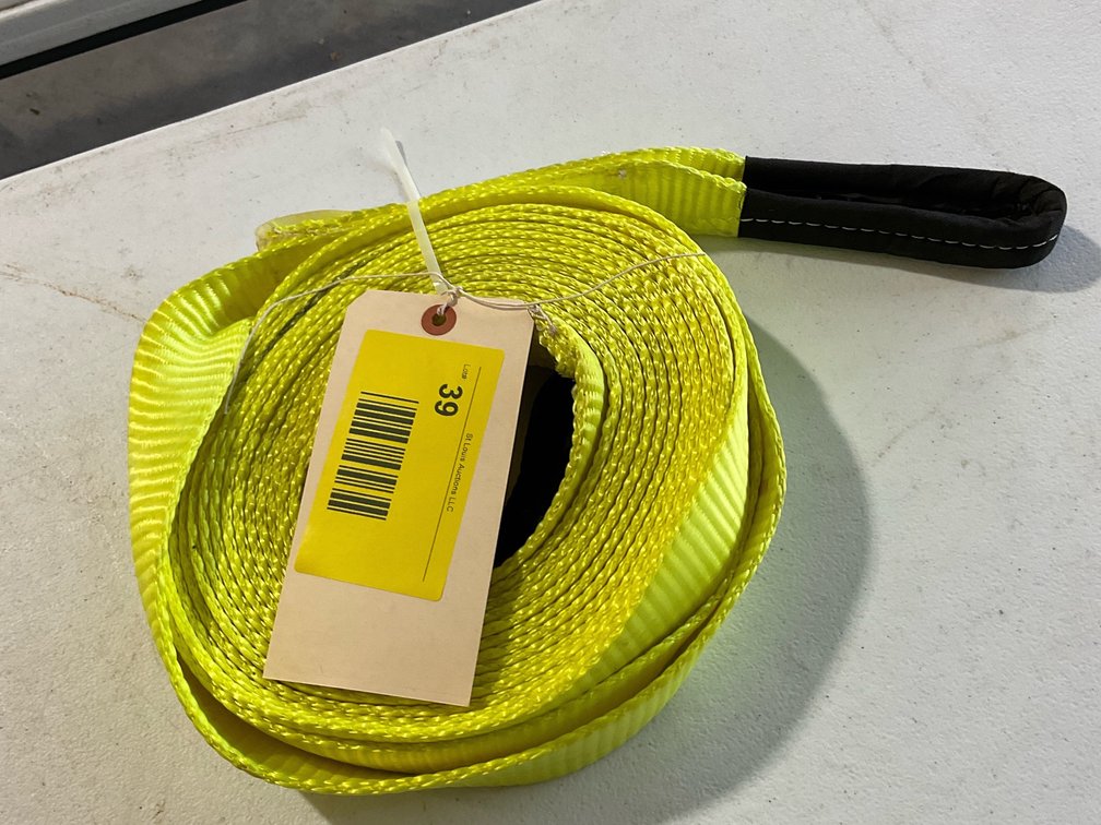 Heavy duty tow strap