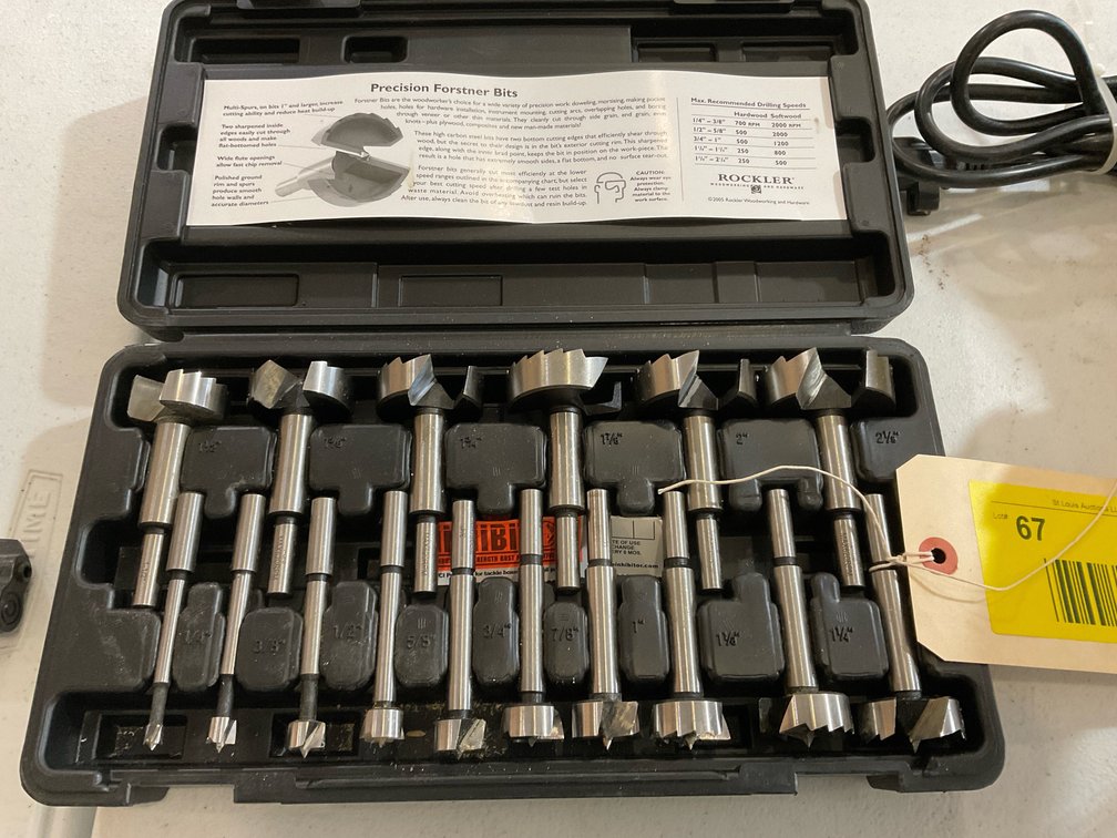 Rockler Precision forster bits