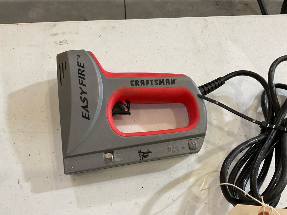 Craftsman easy fire electric staple gun