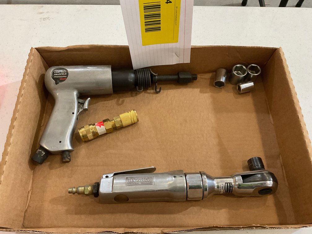 Pneumatic ratchet/chisel