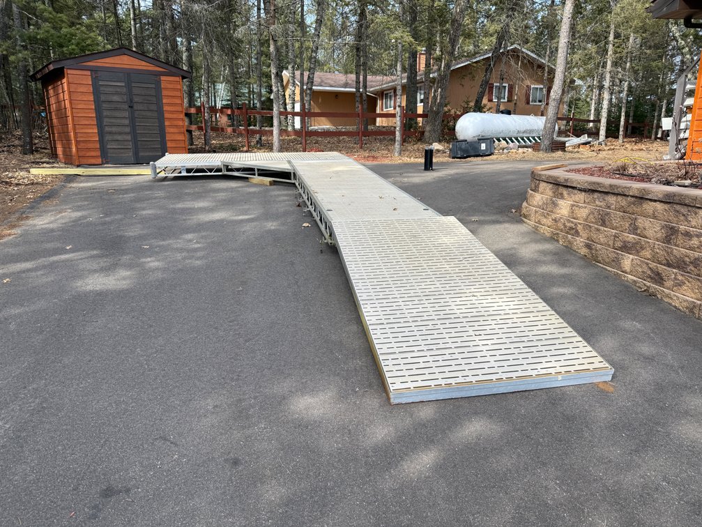 Lake Shore Aluminum Dock Pier
