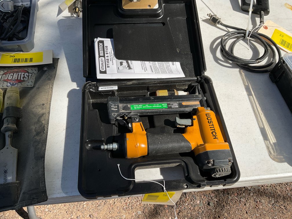 Pneumatic Bostitch stapler