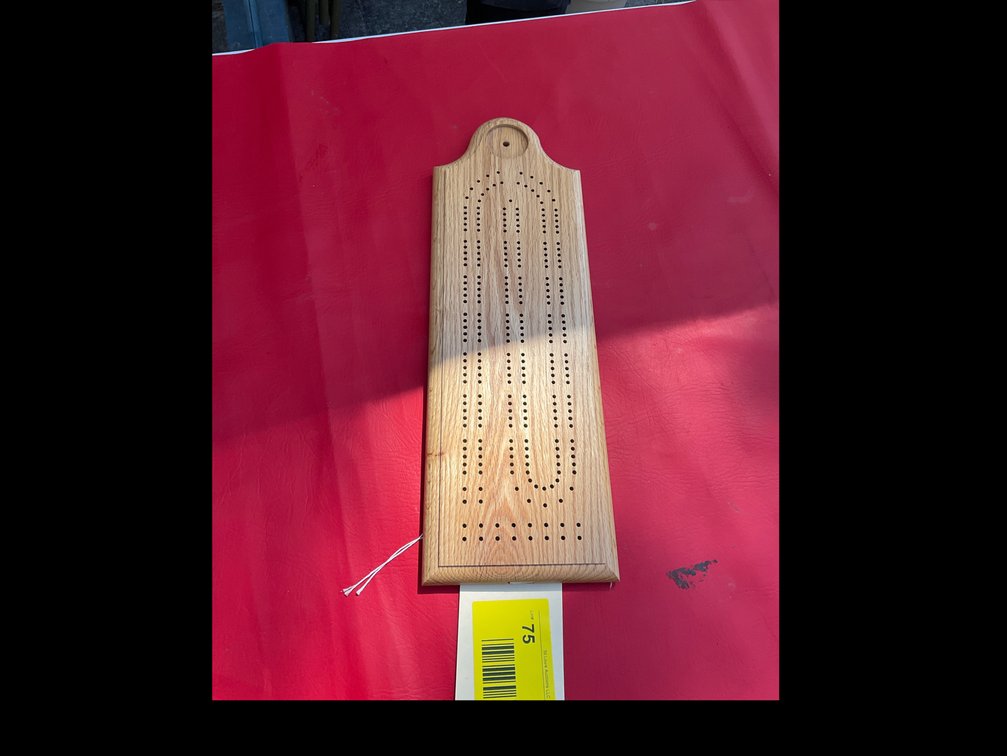 Custom cribbage board