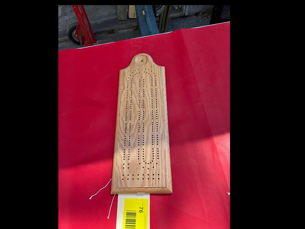 Custom cribbage board