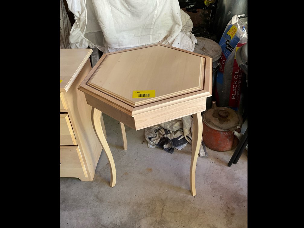 Custom octagon table