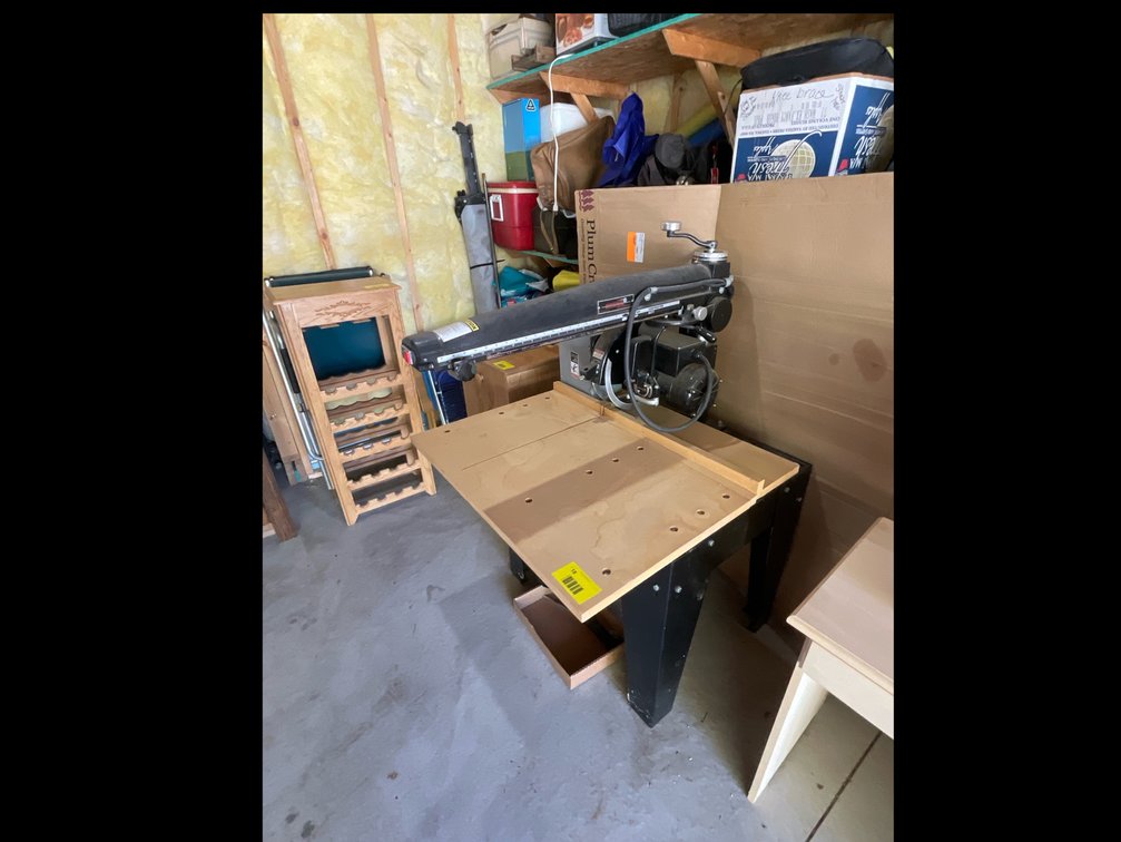Original Saw Company radial alarm saw
