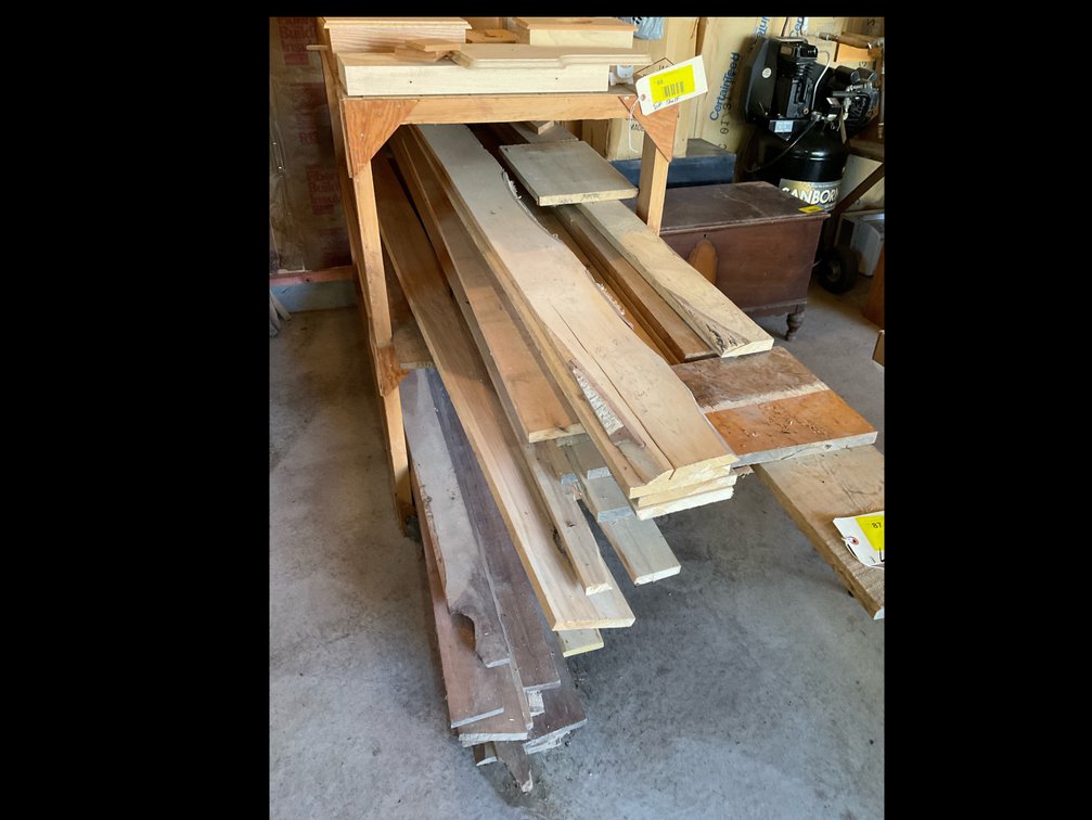 Miscellaneous lumber with rack