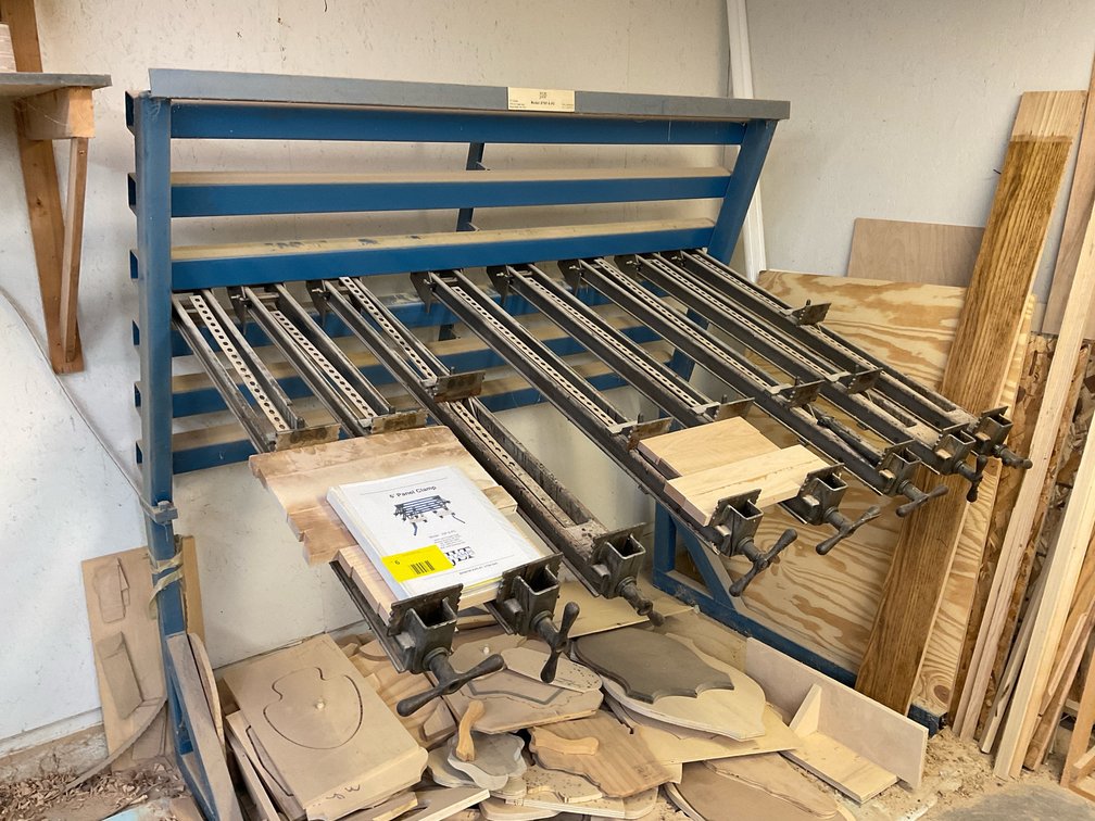 6' panel clamp system
