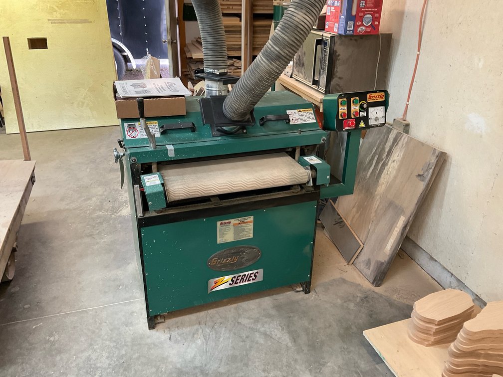 Grizzly variable speed drum sander 24" 