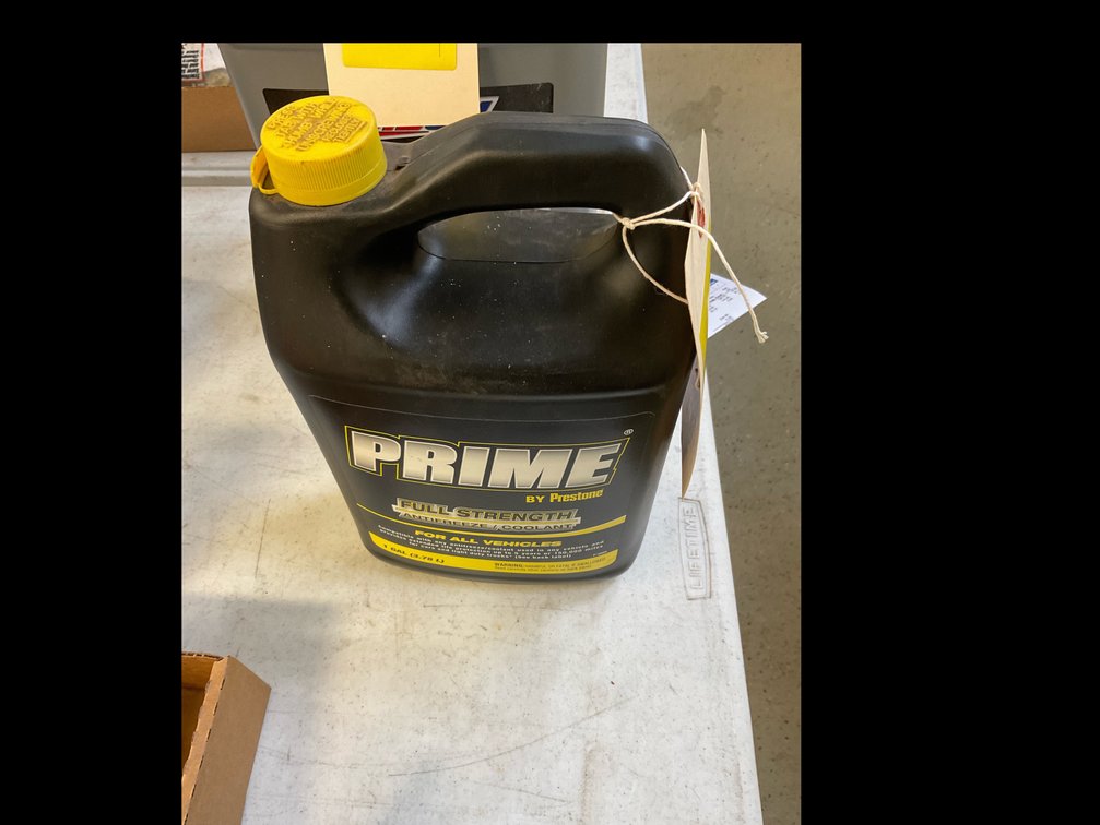 Prime anti-freeze coolant