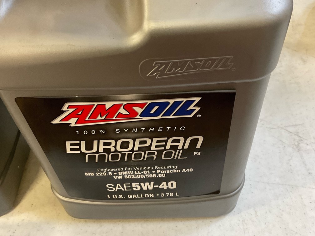 Amsoil European motor oil