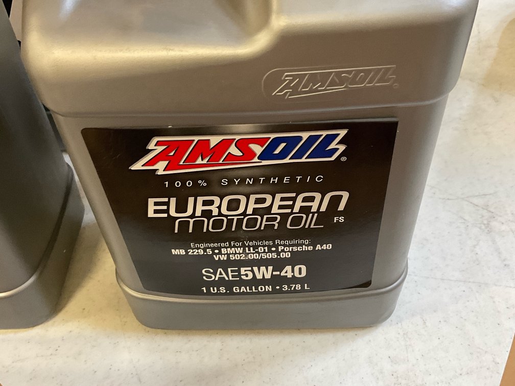 Amsoil European motor oil