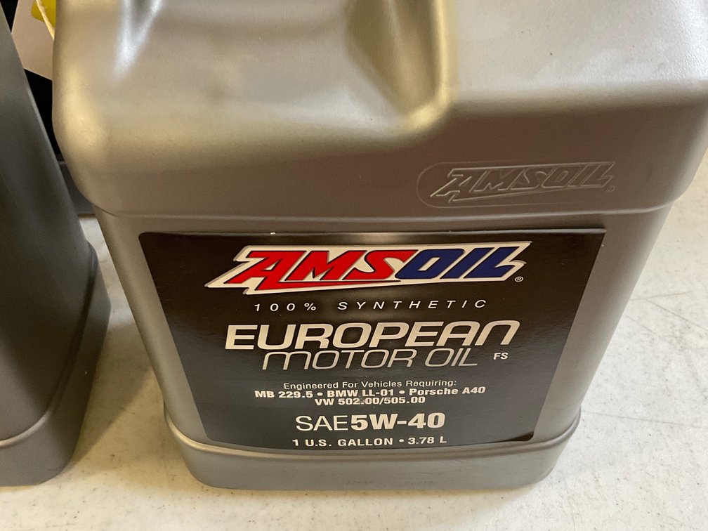 Amsoil European motor oil