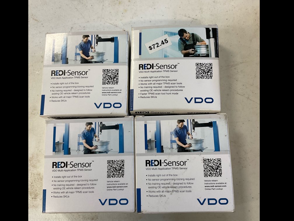 Wheel TPMS sensors