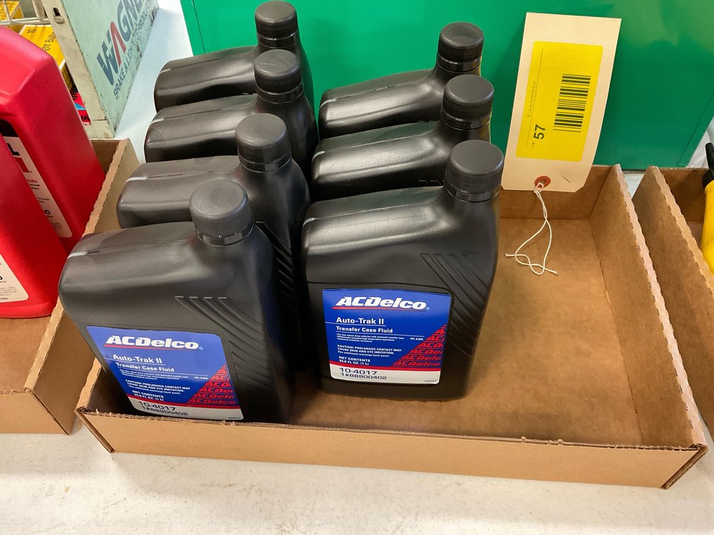 AC Delco transfer case fluid