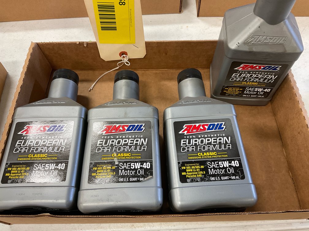 Amsoil European motor oil