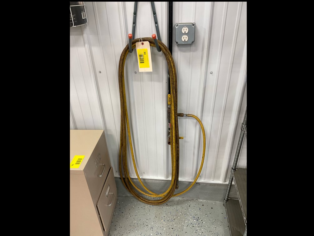 Yellow air hose