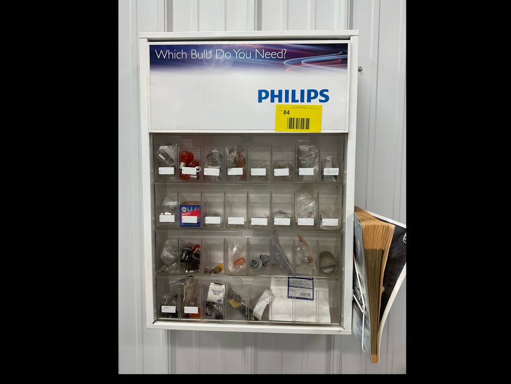 Phillips light bulb cabinet