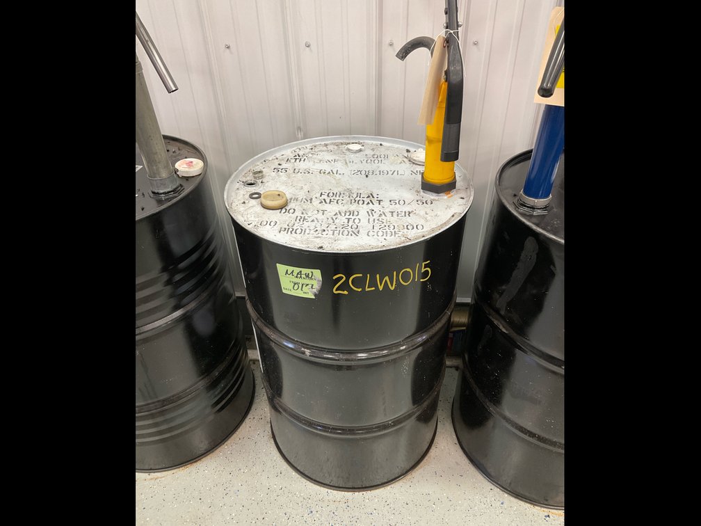 Barrel of Peak antifreeze