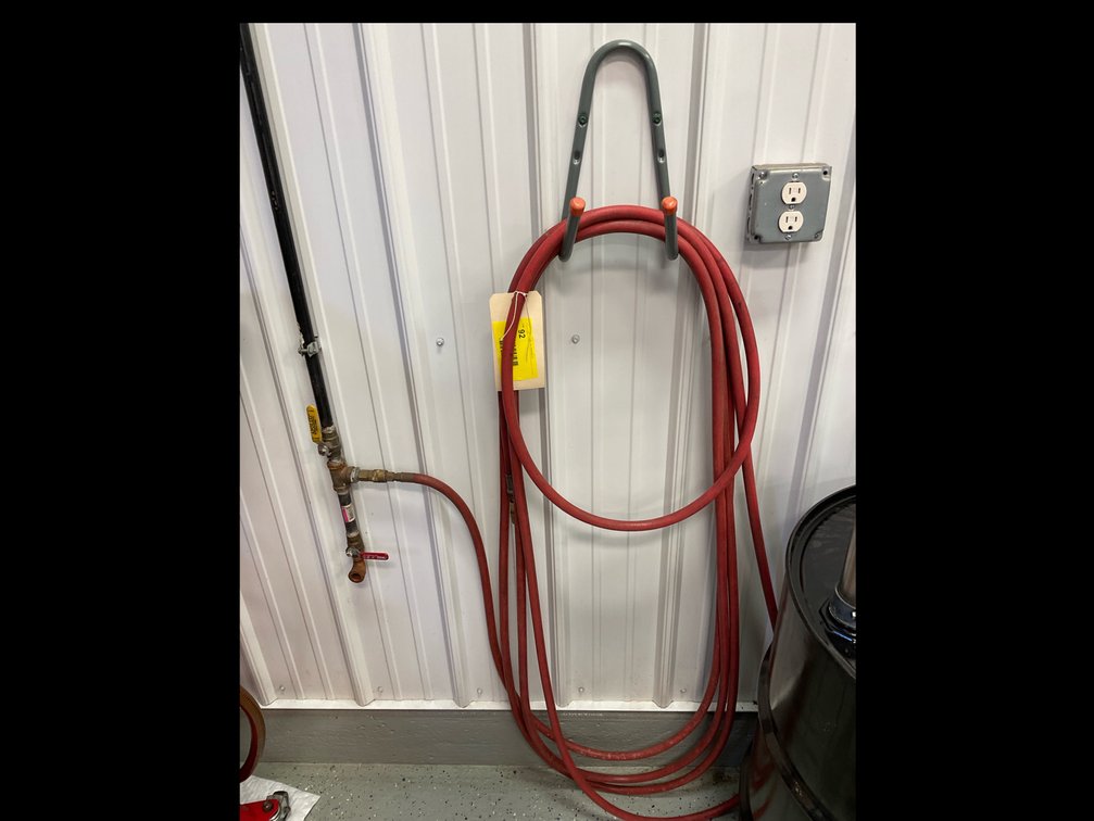 Red air hose