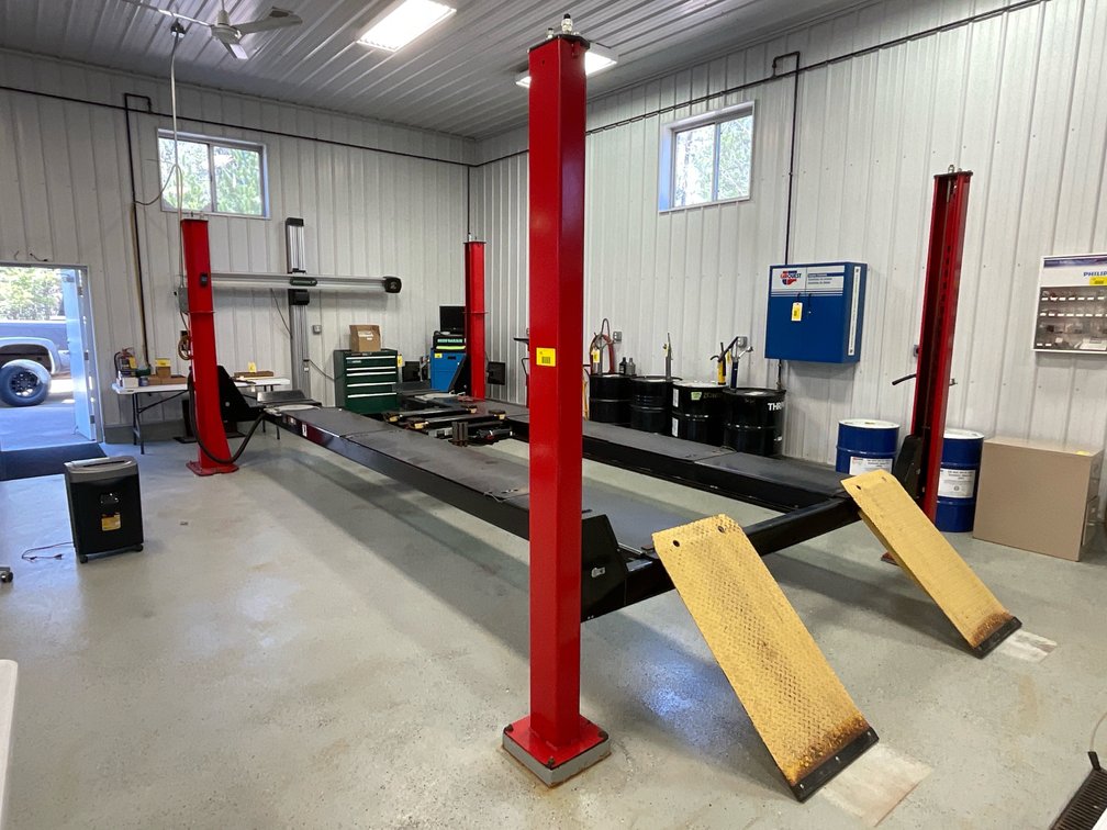 Wheel Tronics 14k 4-post lift alignment rack 