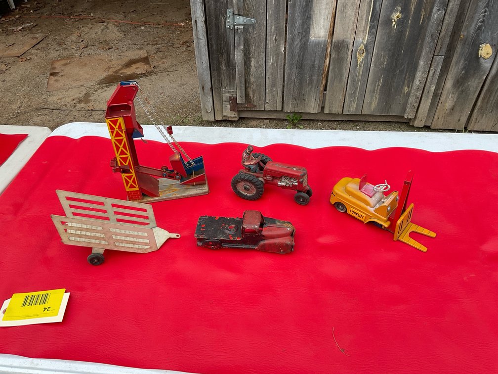 Vintage metal toys