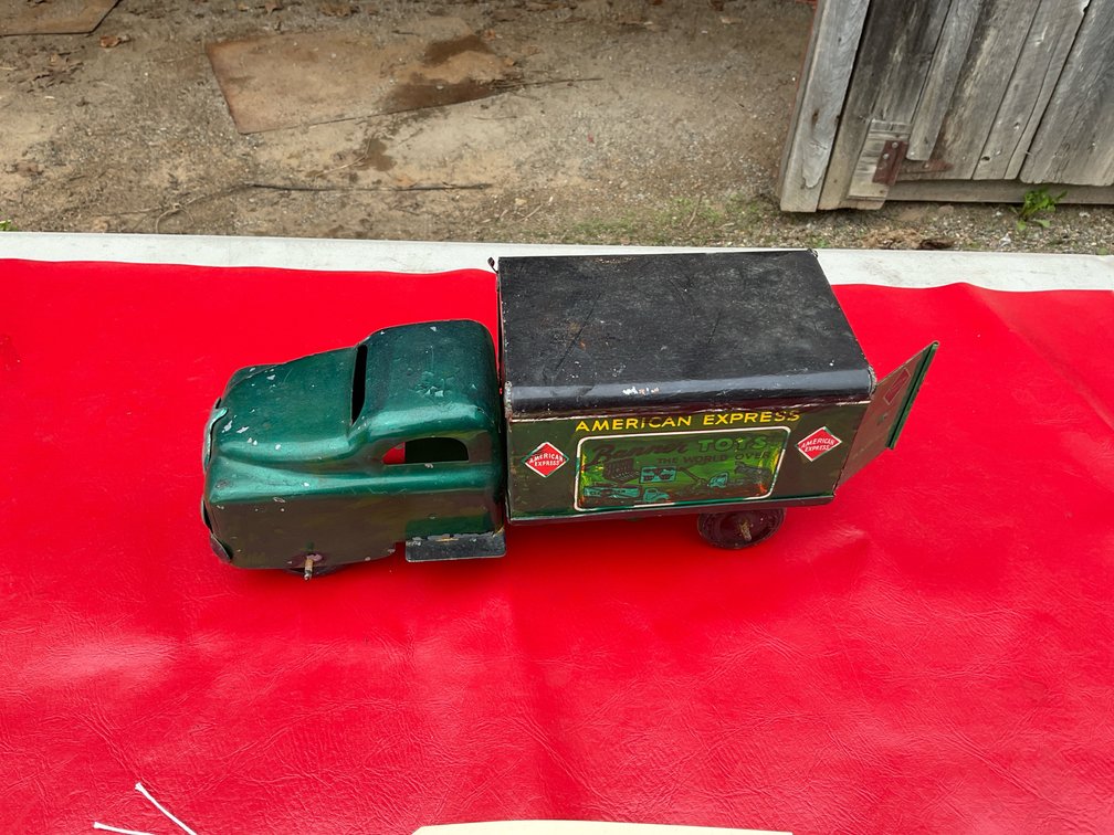 Vintage metal truck