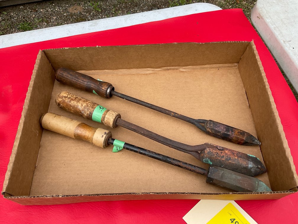 Vintage soldering irons