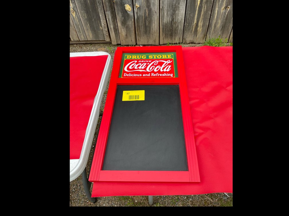 Coca-Cola chalkboard