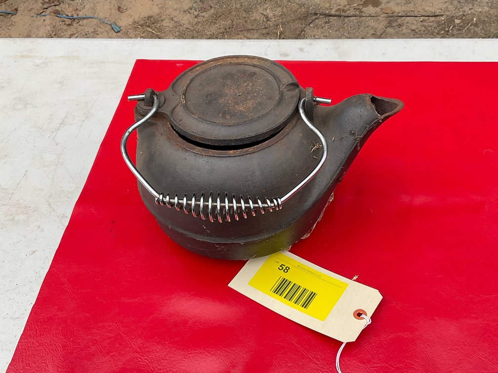 Cast-iron tea kettle
