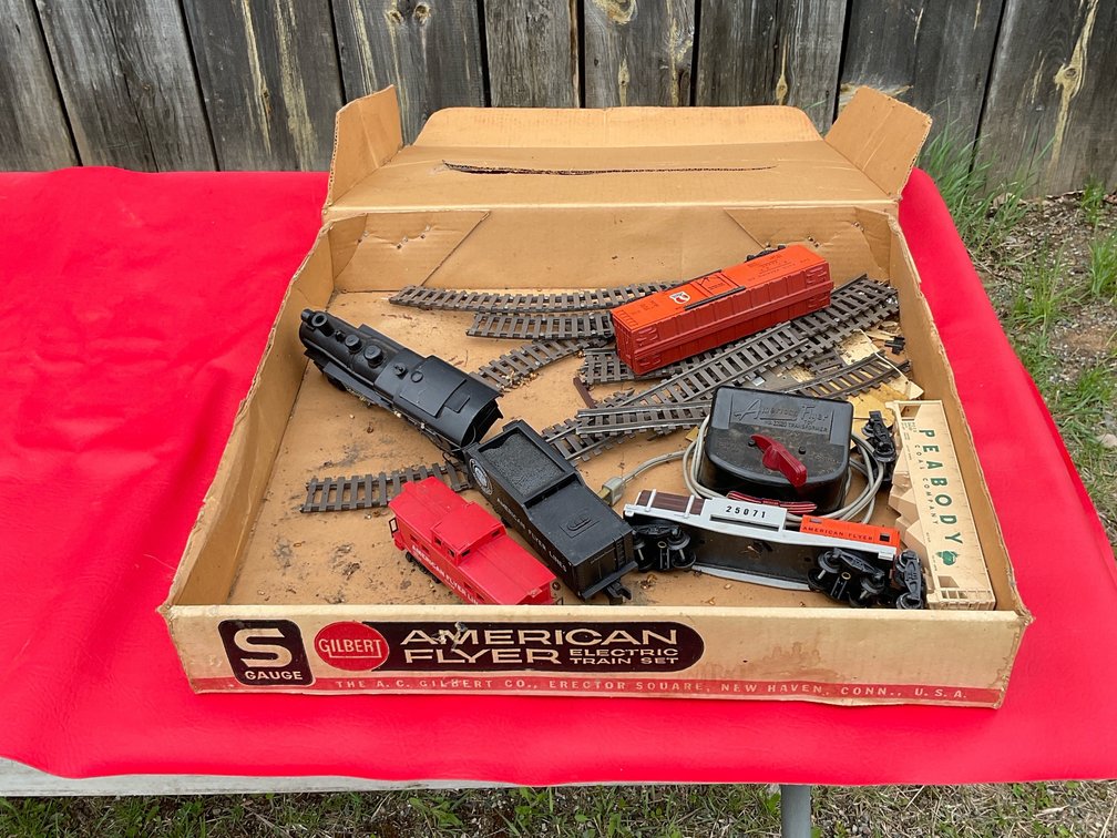 American Flyer train set