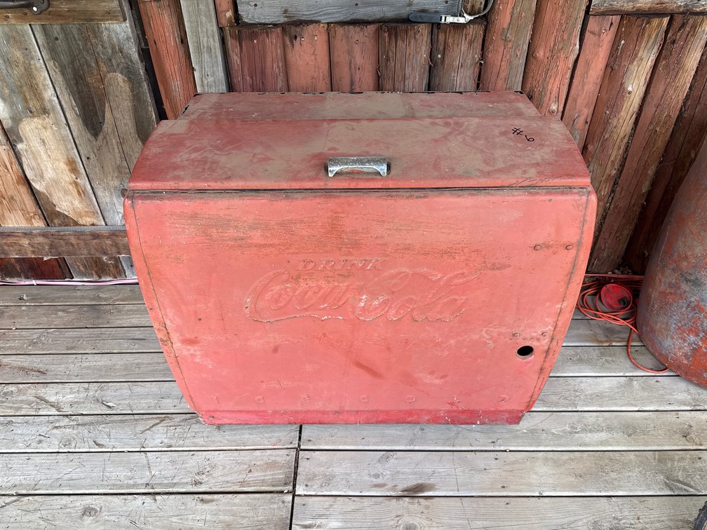 Vintage Coca-Cola cooler