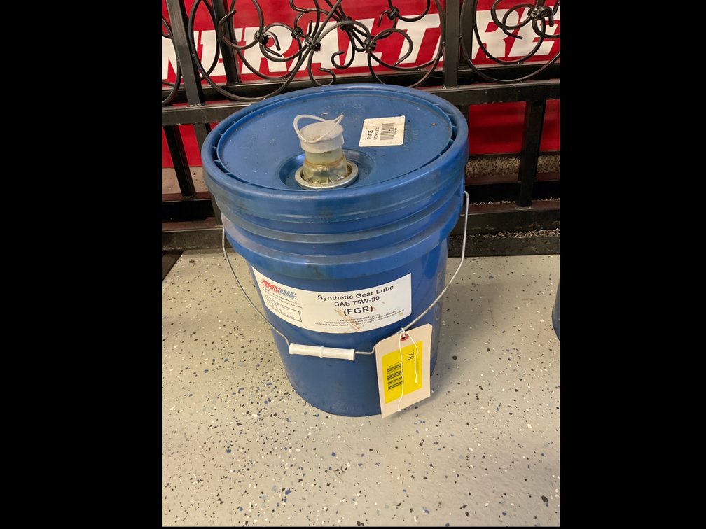 Amsoil synthetic gear lube