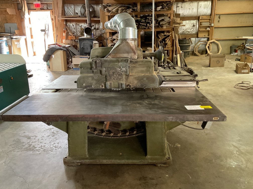 Mattison #202 straight line rip saw