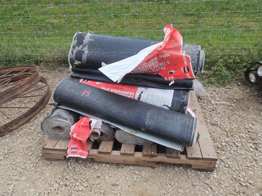 8- FULL ROLLS OF ASPHALT MEMBRANE