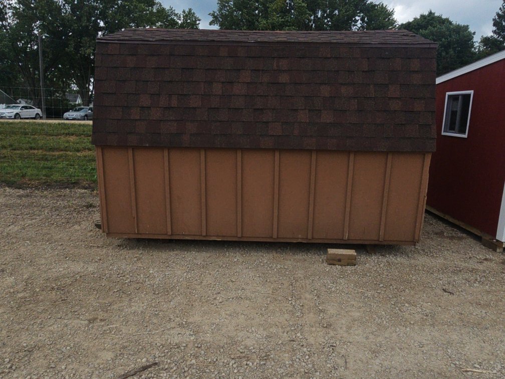 8'X12'X8'@ PEAK BARN STYLE UTILITY SHED